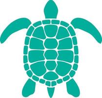 schildpad icoon in kleur vector