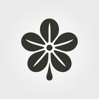 een bloem icoon - gemakkelijk vector illustratie