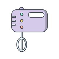 Eten Mixer Vector Icon