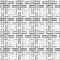 naadloos grijs geweven patroon Aan wit achtergrond vector