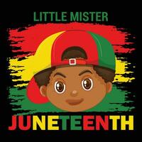 juneteenth t-shirt ontwerp vector