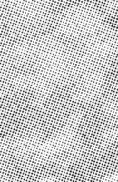 een zwart en wit halftone punt patroon, zwart en wit halftone dots effect. halftone effect vector patroon. cirkel dots geïsoleerd Aan de wit achtergrond