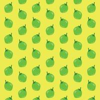 achtergrond ontwerp met patronen van fruit en groenten, in vector illustratie