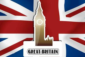 Verenigde koninkrijk, Super goed Brittannië, illustratie vector