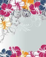 wijnoogst uitnodiging kaart met overladen elegant retro abstract bloemen ontwerp vector