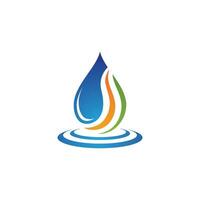 waterdruppel logo sjabloon vector