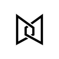 eerste dd logo ontwerp icoon illustratie vector