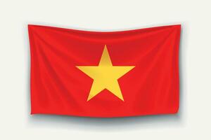 vlag van vietnam vector