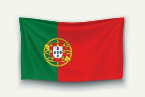 vlag van portugal vector