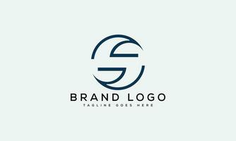 brief s logo ontwerp vector sjabloon ontwerp voor merk.