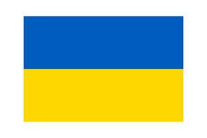 Oekraïne vlag icoon. illustratie banier van geel blauw kleuren. embleem ua vector. vector