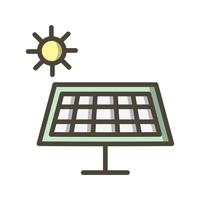 Zonne-energie Vector Icon