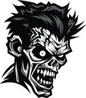 zombie vriend mascotte vector ontwerp spectraal hulpje zombie mascotte icoon