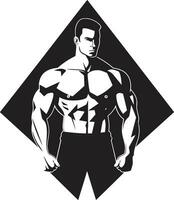 sterkte houding oefening vector pictogrammen in bodybuilding bodybuilding blauwdruk vector ontwerpen voor geschiktheid pictogrammen