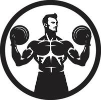 bepaald kracht oefening vector ontwerpen voor bodybuilding atletisch ambities bodybuilding vector pictogrammen in geschiktheid ontwerp