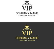 vip-logo ontwerp vector