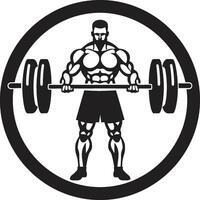 sterkte houding oefening vector pictogrammen in bodybuilding bodybuilding blauwdruk vector ontwerpen voor geschiktheid pictogrammen