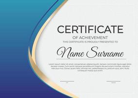 certificaat, diploma sjabloon background.vector afbeelding vector