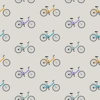 fiets naadloze patroon achtergrond. vector illustratie