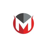 m briefsjabloon logo vector