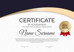 certificaat, diploma sjabloon background.vector afbeelding vector