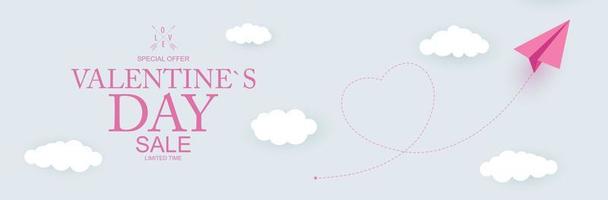 happy Valentijnsdag verkoop achtergrond, poster, kaart, vector