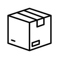 Vector pakket pictogram