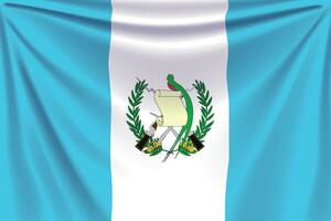 terug vlag Guatemala vector