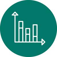 Vector statistieken pictogram