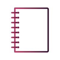 Vector spiraal Notebook-pictogram