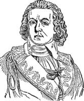 comte de barras, wijnoogst illustratie vector