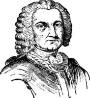 sieur de Bienville, wijnoogst illustratie vector