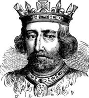 edward ii van Engeland, wijnoogst illustratie vector