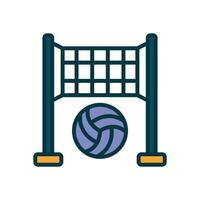 volleybal icoon. vector gevulde kleur icoon voor uw website, mobiel, presentatie, en logo ontwerp.
