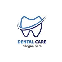 tandheelkundige zorg logo vector