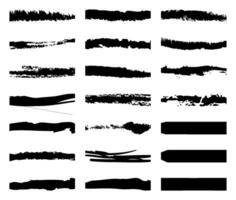 hand- krabbelde lijnen in zwart vector