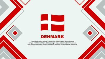 Denemarken vlag abstract achtergrond ontwerp sjabloon. Denemarken onafhankelijkheid dag banier behang vector illustratie. Denemarken achtergrond