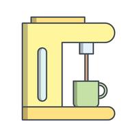 Koffiezetapparaat Vector Icon