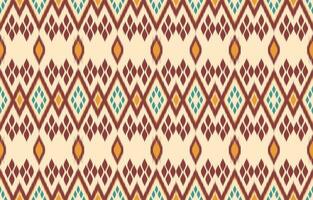 etnisch abstract ikat kunst. aztec ornament afdrukken. meetkundig etnisch patroon naadloos kleur oosters. ontwerp voor achtergrond ,gordijn, tapijt, behang, kleding, inpakken, batik, vector illustratie.