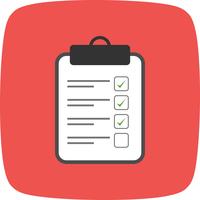 Vector checklist pictogram