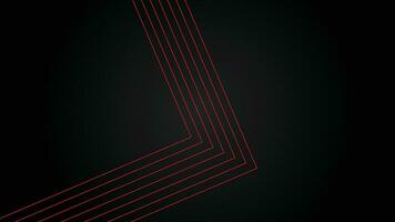 donker futuristische breed abstract banier achtergrond met rood lijnen patroon. modern gemakkelijk overlappen cirkel lijnen structuur creatief ontwerp. pak voor poster, omslag, banier, folder, website. vector illustratie