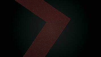 donker futuristische breed abstract banier achtergrond met rood lijnen patroon vector illustratie