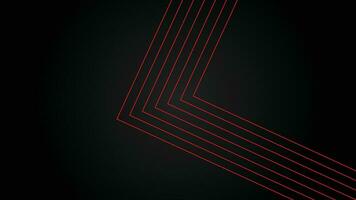 donker futuristische breed abstract banier achtergrond met rood lijnen patroon vector illustratie