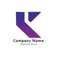 k letter logo ontwerp vector