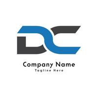 dc brief logo ontwerp icoon vector