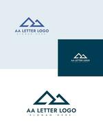 aa brief vector logo sjabloon