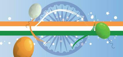 Indiase onafhankelijkheidsdag achtergrond vector
