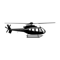 een helikopter silhouet vector vrij