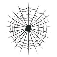 een spinneweb vector silhouet vrij