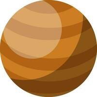 gemakkelijk Jupiter vector illustratie Aan wit achtergrond